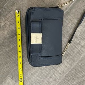 Like new Kate Spade leather Navy Blue Purse